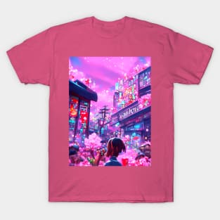 Pink Samurai Street of Love T-Shirt